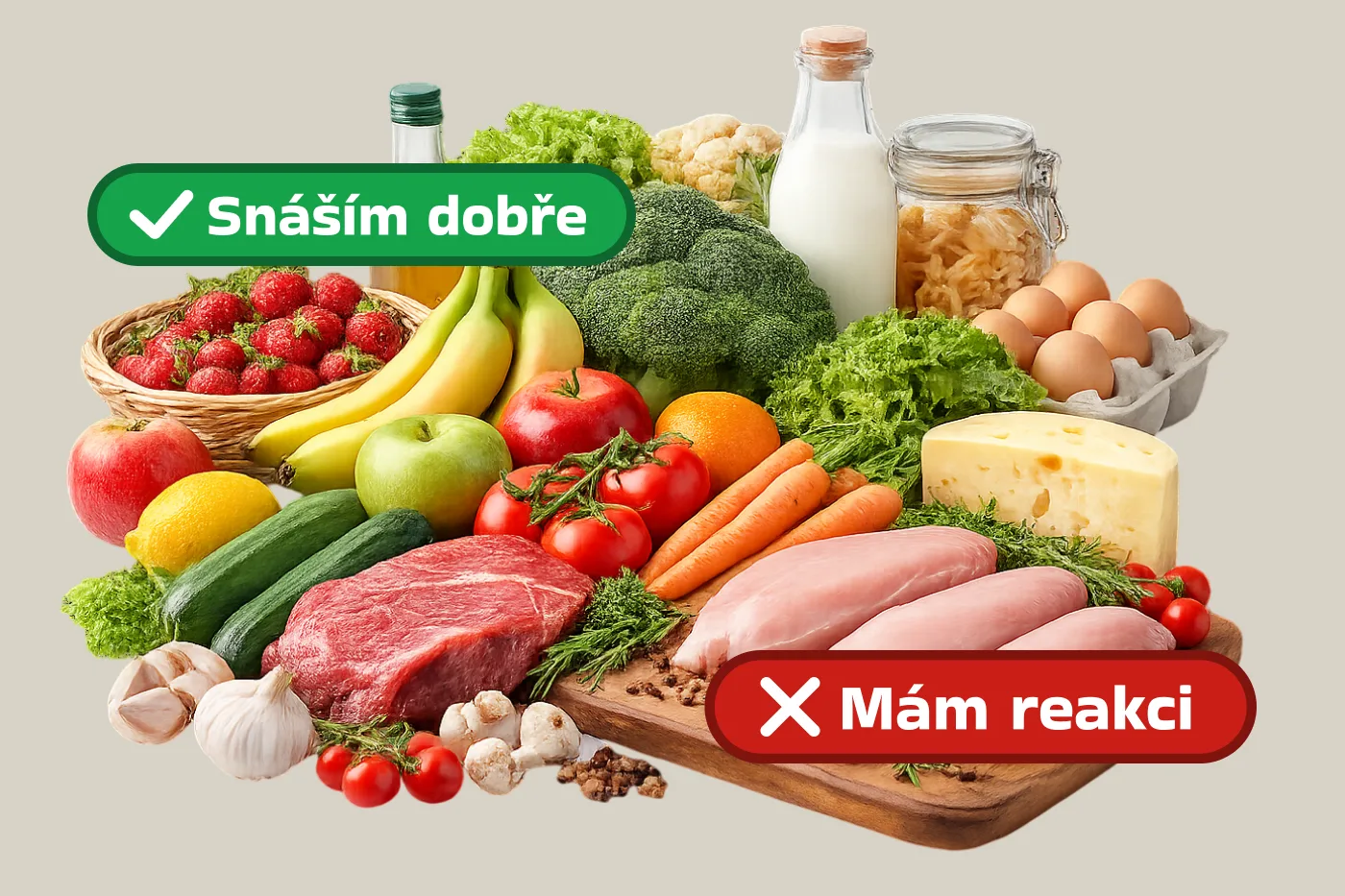 Vybudujte si vlastní seznam reakcí na histamin