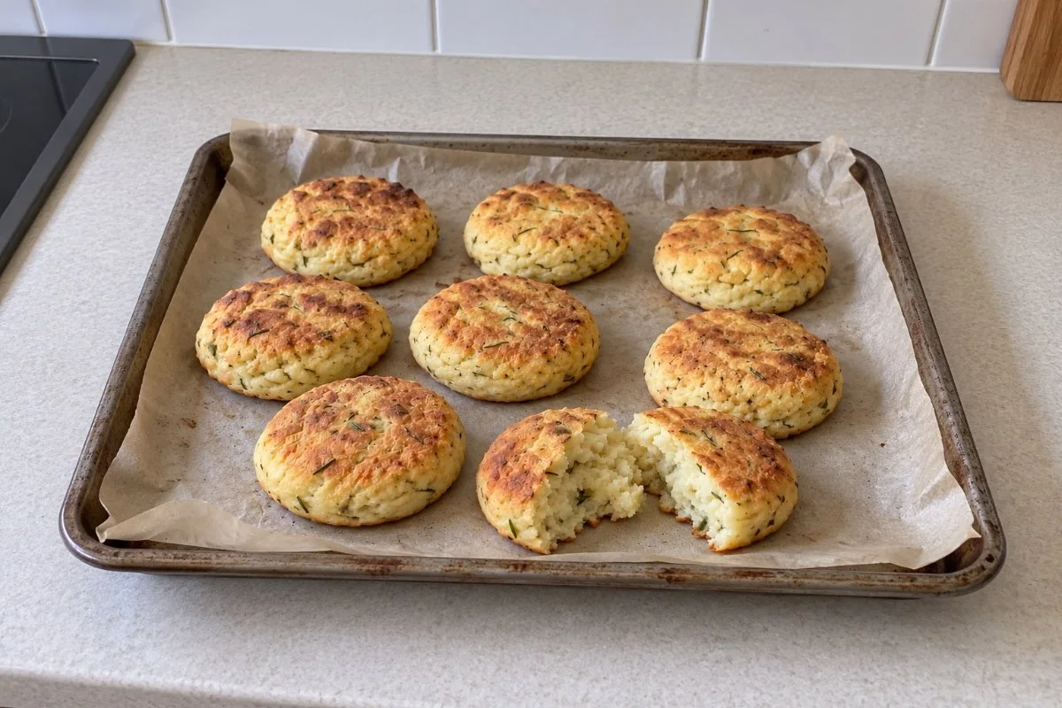 Baked potato and rosemary buns